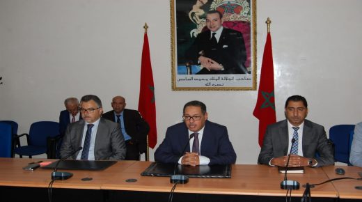 عامل اقليم سطات يترأس اجتماع حول أشغال التجهيز التجزئات العقارية