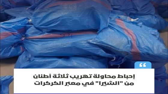 إحباط تهريب تلات أطنان من مخدر الشيرا بمعبرالكركرات
