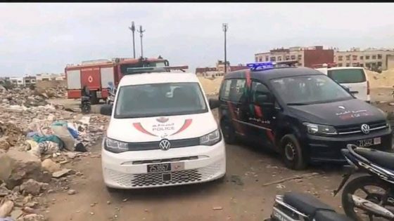 صور م تم العثور على جثة شاب في منطقة مهجورة بحي الغزوة بالجديدة