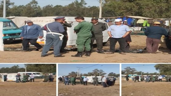 بتعليمات من رئيس دائرة للالة ميمونة وعناصر الدرك الملكي على منع بيع الأغنام في السوق الأسبوعي تنفيذا لتعليمات وزارة الداخلية بخصوص عيد الأضحى