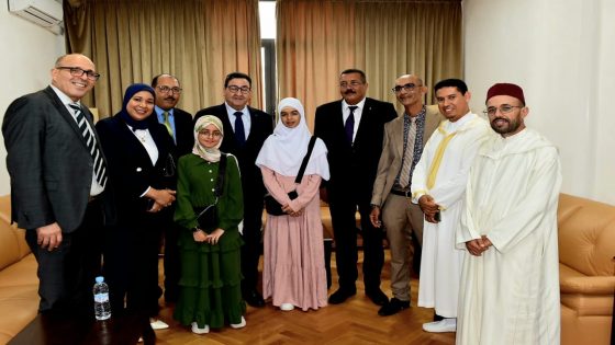 وزير النقل عبد الصمد قيوح يستقبل التلميذة المتفوقة فاطمة العاشق في مبادرة تكريمية رائدة بالبرلمان