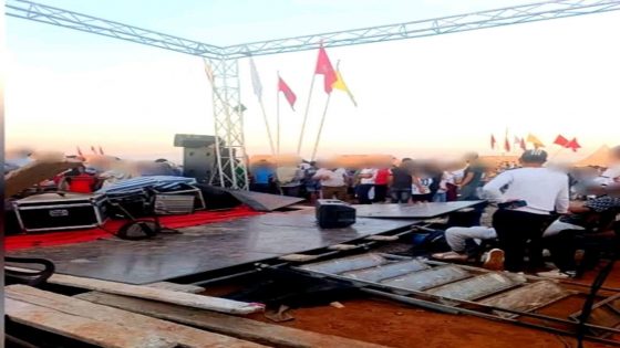 انهيار منصة بموسم “بويا عمر” يخلف إصابتين خطيرتين وسط انتقادات للتنظيم