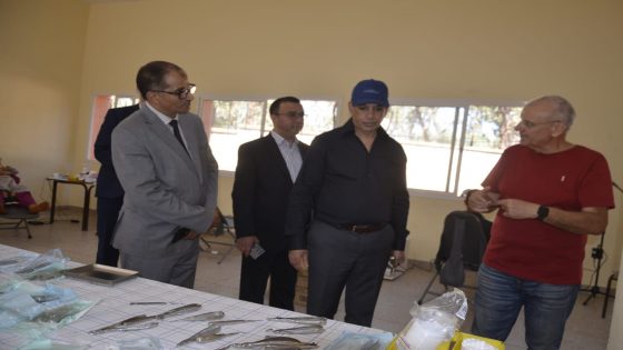 عامل إقليم سطات محمد علي حبوها يُشرف ميدانيًا على قافلة طبية بجماعة أولاد سعيد