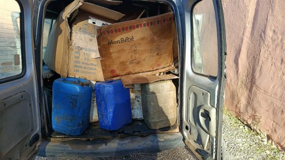 عناصر سرية الدرك الملكي بابن جرير، شنت تدخلاً ميدانيًا قويًا ضد شبكات الاتجار في المحروقات مجهولة المصدر على تراب جماعة سيدي علي البراحلة