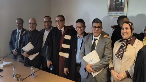 مفتش حزب الاستقلال بسطات ينال شهادة الدكتوراه في العلوم الضريبية بميزة “مشرف جداً” مع التوصية بالنشر